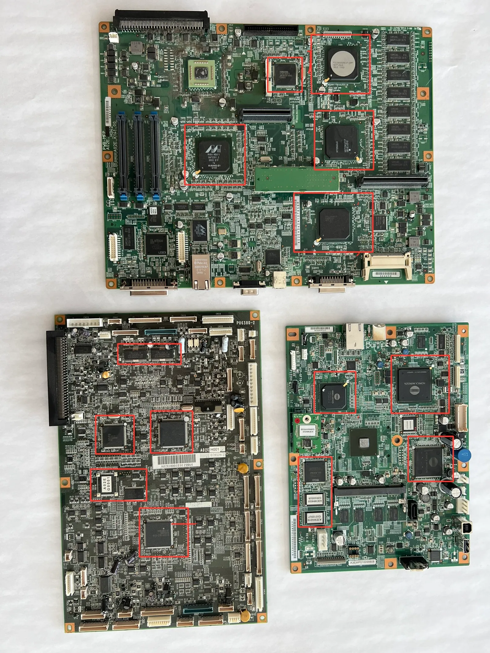 Płyty B stare, złocenia, BGA, nie dekoder